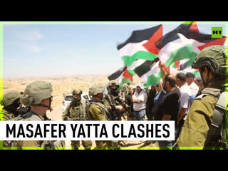 Clashes erupt in west bank over israeli settlements