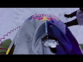 Hucking a massive double backflip on a snowmobile daniel bodin pov