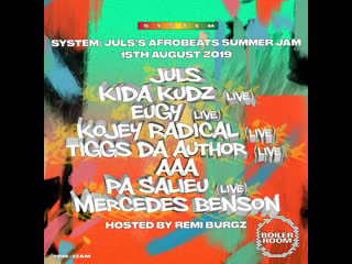 System jul's afrobeats summer jam