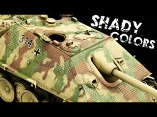 03 post shading a 3 tone german camouflage! (shady jagdpanther 314)