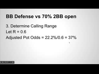 Galvin bay preflop perfection