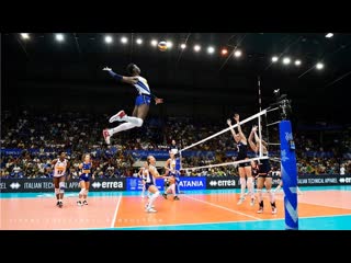Monster of the vertical jump paola egonu highlights 2019