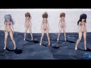 【mmd艦これ】気まぐれメルシィ（第六駆逐隊と文月）【raymmd】 kimagure