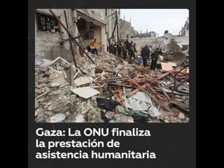 Falta de combustible en gaza obliga a onu a cesar la ayuda humanitaria