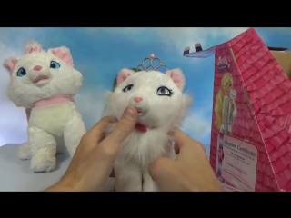 Барби блиса интерактивная кошечка игрушка с короной и аксессуарами barbie toy kitten blisa unboxing