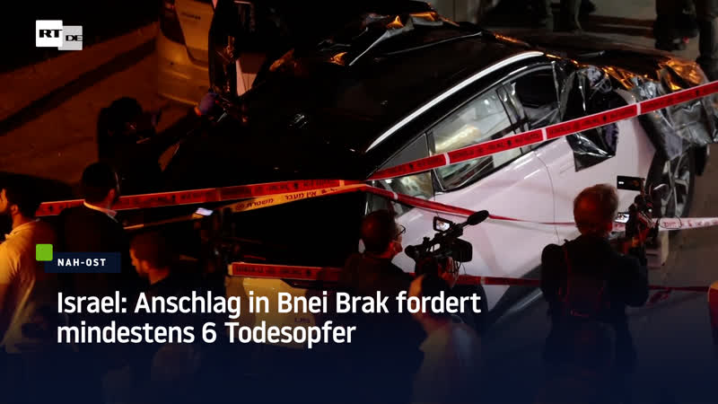 Israel anschlag in bnei berak fordert mindestens sechs todesopfer
