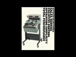 Ampex atr 102 mastering tape recorder plug in trailer