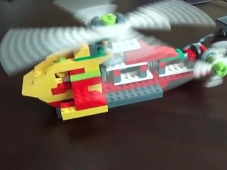 Wedobots large helicopter with lego® wedo™ bricks