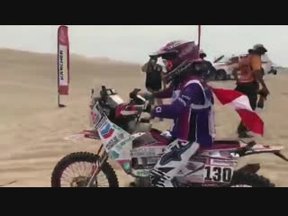 Dakarrookie gianna velarde vive sus primeros momentos en un dakar