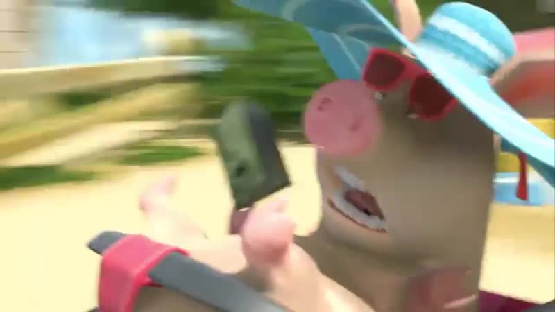 Лютая свинья орет