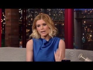 Kate mara sexy david letterman (2014)