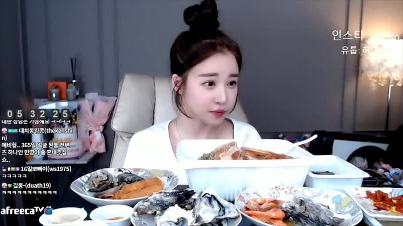 이뻐해주세요 porn video – 엘린♥ 대게 5kg 전복 새우 석화 먹방 이뻐해주세요 ♥ 아프리카tv vod