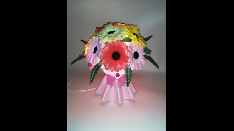 Мк простые герберы из изолона букет гербер светильник гербера юбка светильник из изолона