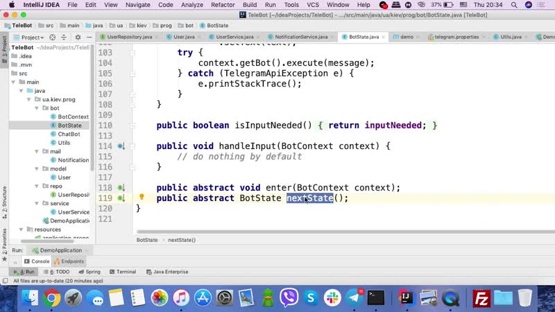 Пишем telegram чат бота на java