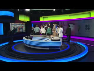 200910 bts arrival 2 @ kbs news 9 interview