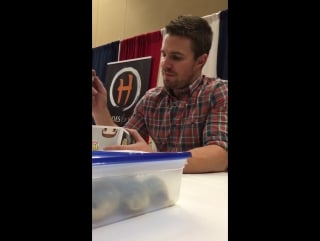 Stephen's favorite olicity scene (to film) dcc 2016