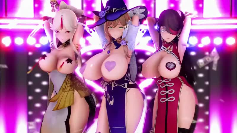 Genshin impact (porno, gif, 3d, 18+, порно, гиф, 3д, hentai)