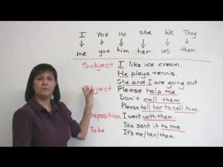 Common english errors i or me she or her they or them
