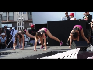Twerking at christina milians we are pop culture block party lex twerk out