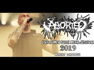 Aborted live at meh suff! metal festival 2019