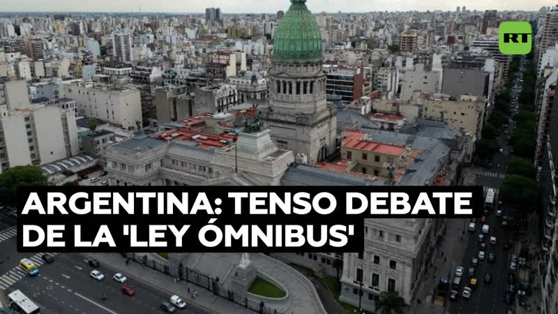 Tensión, dudas y amenazas marcan el inicio del debate de la 'ley ómnibus' de milei en argentina