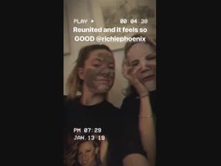 Erika linder w/ rebecka linder via ig story