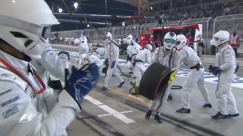 Рекордно слаженный и короткий пит стоп на гран при бахрейна