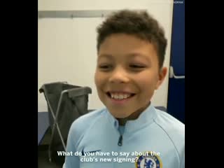 Thiago silva’s son iago training with chelsea for the first time tonight! |