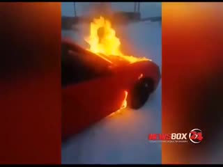 Сибиряк сжег субару (часть 2)