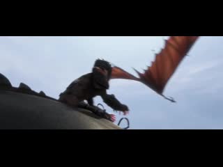 Hiccup and toothless where no one goes fly scene httyd2 (720p)