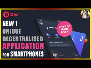 Divi storing, earning, and transacting with crypto has never been easier // project overview