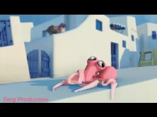 Прикольный мультик осьминожки