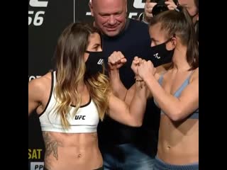 Ufc 256 / face off tecia torres vs sam hughes