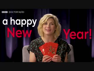 On behalf of everyone at doctorwho, jodie whittaker would like to wish you a happy chinese new year!