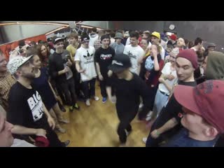 Sasha p vs spanish hustle | cypher battle | bitva shkol | moscow | 12 03 16