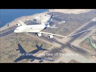 [the uigamer] gta5 an "oil tanker" accidentally came in the runway during landing of a380