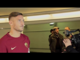 You've seen francesco totti in the new derby kit now go behind the scenes at the video shoot