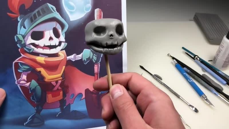 2d to 3d! sculpting a subscribers drawing! sculpt this e03 polymer clay sculpting tutorial