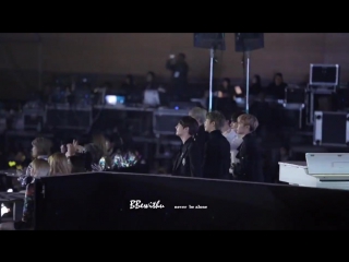 [fancam] 161226 bts reaction to gd @ sbs gayo daejun 2016