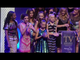 Dance moms cast win a award for recurring cast at the rtva awards!