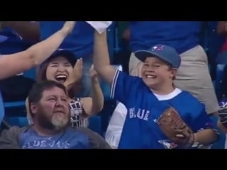 The sheer amount of joy this porn has over catching a homerun ball