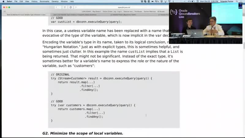 How to use local variables in java