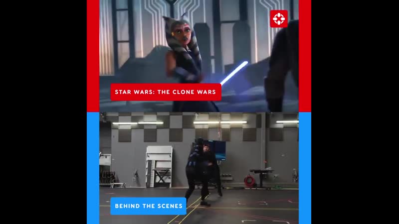 Darth maul actor ray park did motion capture fighting for maul’s big showdown with ahsoka tano in the clone wars