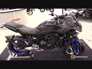 2019 yamaha niken 3 wheel leaning bike walkaround debut at 2018 aimexpo las vegas