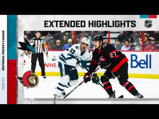 San jose sharks vs ottawa senators dec 3, 2022 highlights