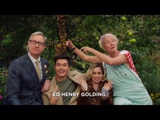 Emilia clarke, henry golding, emma thompson and paul feig for last christmas