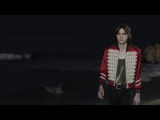 21 savage, keanu reeves, lonzo ball at saint laurent ss20 show on malibu beach