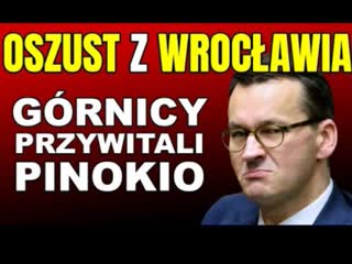 To trzeba zobaczyć! tak górnicy podsumowali morawieckiego poseł ze śląska, oszust z wrocławia