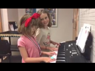 My students playing french folk song "alouette" )