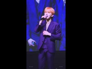 [180408] monsta x fancam talk time (kihyun focus) @ geumcheon harmony cherry blossom festival